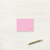 Color Pop Monogram Post-It Notes ポストイット (デスク上)