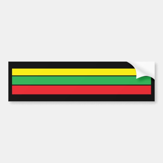 color rasta バンパーステッカー (正面)