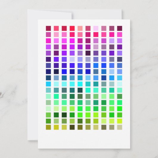 Color Sample Invite1 招待状 (正面)