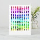 Color Sample Invite1 招待状 (スタンド正面)