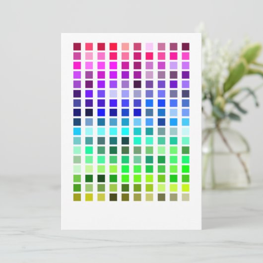 Color Sample Invite1 招待状 (スタンド正面)