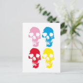 COLOR SKULLS ポストカード (スタンド正面)