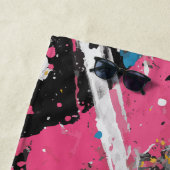 Color Splash Abstract Expression Art ビーチタオル (インサイチュ)