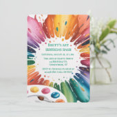 Color Splash Art Birthday Bash 招待状 (スタンド正面)