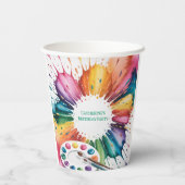 Color Splash Art Birthday Bash 紙コップ (裏面)
