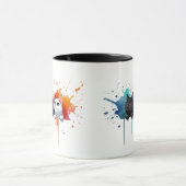 Color Splash Cats Mug マグカップ (中央)