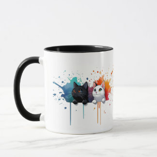 Color Splash Cats Mug マグカップ