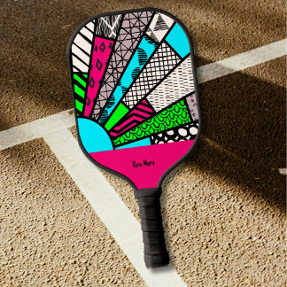 Color Splash Fanburst Personalized | Dink Well ピックルボールラケット