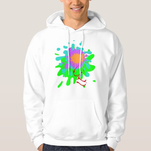 Color Splash hoodie パーカ (正面)
