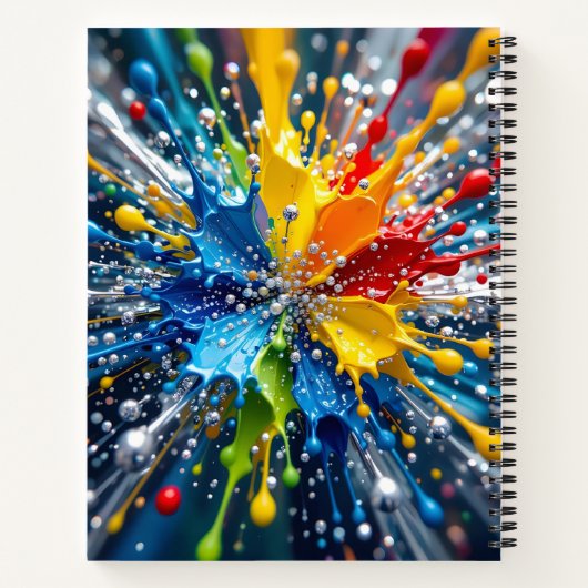 Color Splash Notebook ノートブック (裏面)