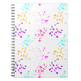 Color Splashes Abstract Art Notebook ノートブック