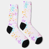 Color Splashes Pattern Socks ソックス (右)