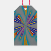 Color Starburst on Grey ギフトタグ (正面)