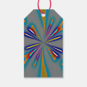 Color Starburst on Grey ギフトタグ (裏面)