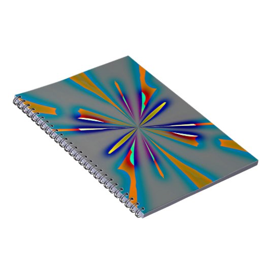 Color Starburst on Grey ノートブック (右側)