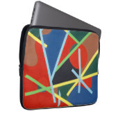 Color Stick Pattern Laptop Sleeve ラップトップスリーブ (正面右)