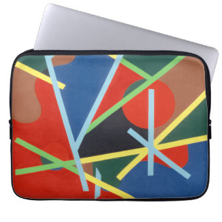 Color Stick Pattern Laptop Sleeve ラップトップスリーブ