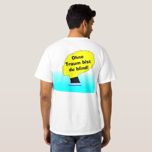 Color Stripe Profile – Motivational T‑Shirt Tシャツ (裏面フル)