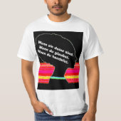 Color Stripe Profile – Motivational T‑Shirt Tシャツ (正面)