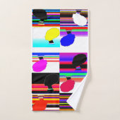 Color Stripe Towels バスタオルセット (ハンドタオル)