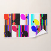 Color Stripe Towels バスタオルセット (ハンドタオル)