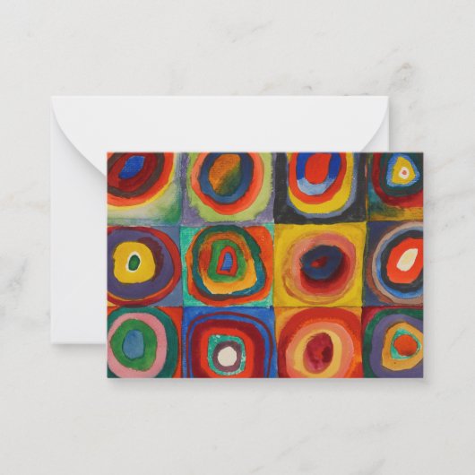 Color Study, 1913 by Wassily Kandinsky ノートカード (正面)