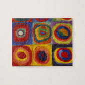 Color Study of Squares Circles by Kandinsky ジグソーパズル (横)