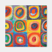 Color Study | Wassily Kandinsky マグネット (正面)