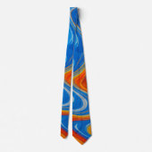 Color Swirl Men's Necktie ネクタイ (裏面)