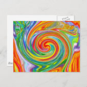 Color Swirl Postcard ポストカード (正面/裏面)