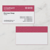 Color Textured Header - MaroonエンボスTex 名刺 (正面/裏面)