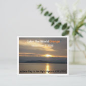 Color The World Orange™ 2026 ポストカード (スタンド正面)