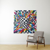 Color Vortex & Illusion タペストリー (インサイチュ)