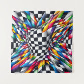Color Vortex & Illusion タペストリー (正面)