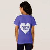 Color War Purple Team Shirt Tシャツ (裏面フル)