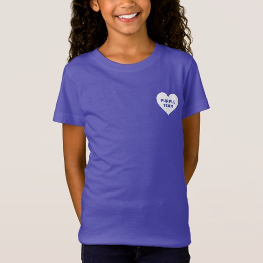 Color War Purple Team Shirt Tシャツ (正面)