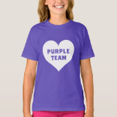 Color War Purple Team Shirt Tシャツ (正面)