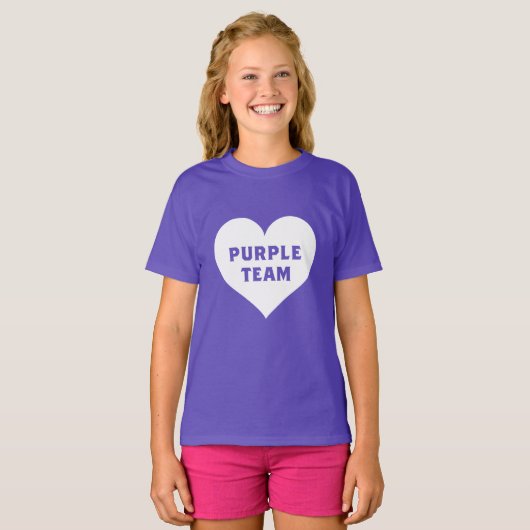 Color War Purple Team Shirt Tシャツ (正面フル)