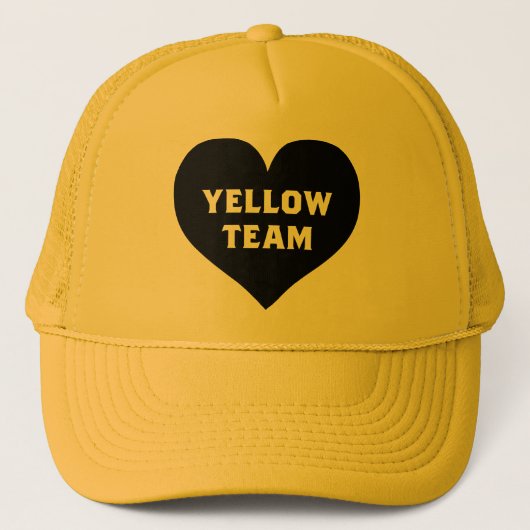 Color War Yellow Team Hat キャップ (正面)