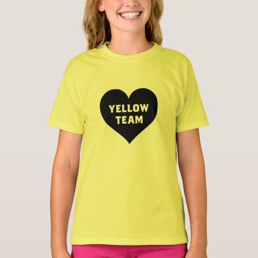 Color War Yellow Team Shirt Tシャツ (正面)