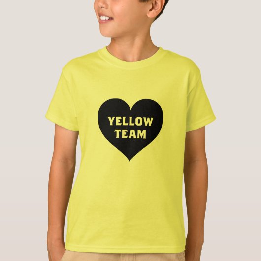 Color War Yellow Team Shirt Tシャツ (正面)