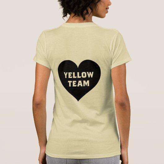 Color War Yellow Team Shirt Tシャツ (裏面)
