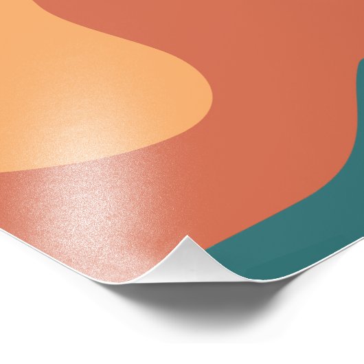 Color Wave Horizon フォトプリント (角)