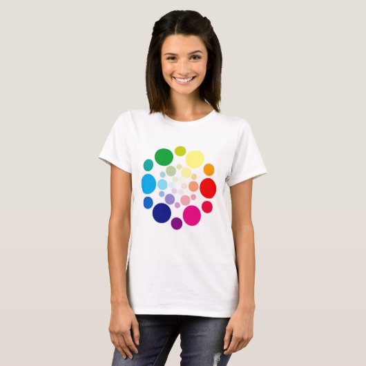 Color Wheel T Shirt Tシャツ (正面フル)
