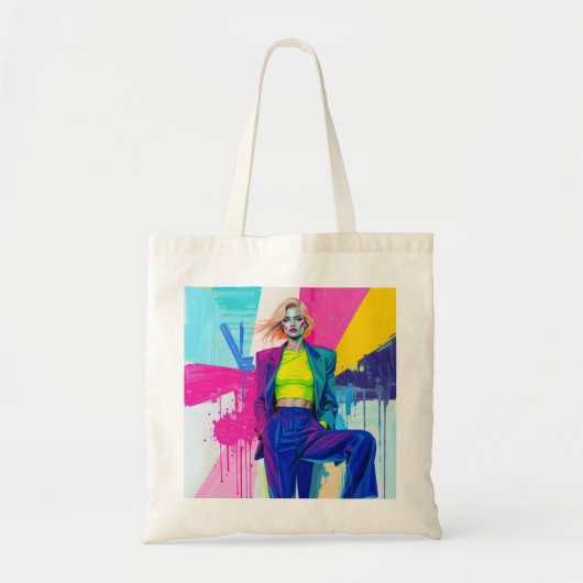 "Color Whisper – Everyday Tote" トートバッグ (正面)
