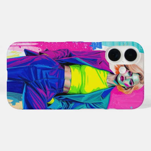 Color Whisper – iPhone 16 カバー (裏面 (横))