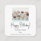 Color Your Own Cakes Enclosure Card エンクロージャーカード (裏面)