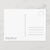 Color Your Own Happy Birthday Postcard ポストカード (裏面)