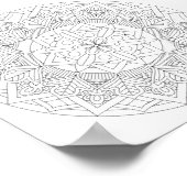 Color-Your-Own Mandala 060517_3 ポスター (角)