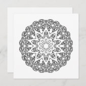Color Your Own MANDALA - DIY Coloring Book 1 (正面/裏面)